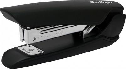 Степлер №24/6, 26/6 "Hyper" до 25 листов, пластиковый корпус, черный