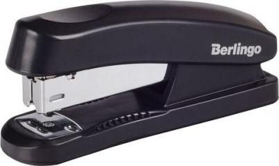 Степлер №24/6, 26/6 "Universal" до 30 листов, пластиковый корпус, серый – фото 1