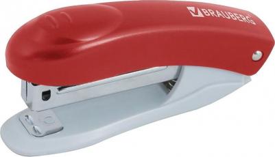 Степлер №10 Original, до 12 листов, c антистеплером, красный, 222532
