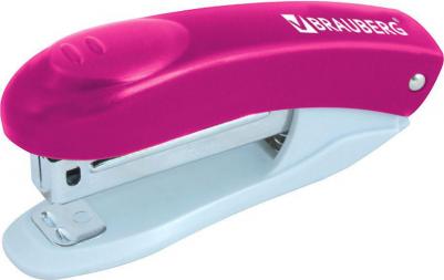 Степлер №10 "Original", до 12 листов, c антистеплером, розовый, 227767