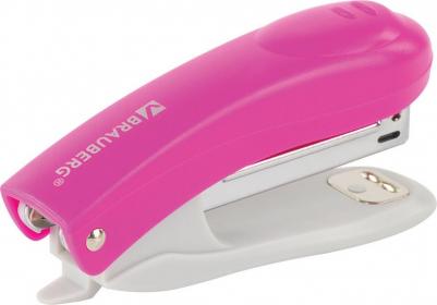 Степлер №10 "Original", до 12 листов, c антистеплером, розовый, 227767 – фото 6