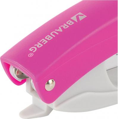 Степлер №10 "Original", до 12 листов, c антистеплером, розовый, 227767 – фото 7