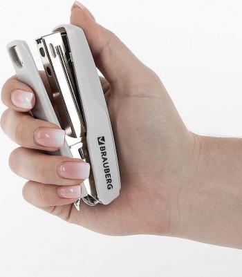 Степлер №10 "Super", до 20 листов, антистеплер, серый, 229083 – фото 9