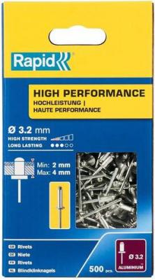 Алюминиевая заклепка High-performance-rivet d3.2x8мм 500 шт