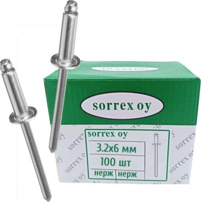 Размер: 3.2х6Материал стержня: нержавеющая сталь А2Материал тела: нержавеющая сталь А2Толщина соединяемых материалов: 1,5-3,5ммДиаметр бортика