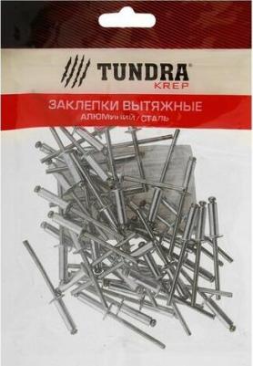 Заклепки вытяжные krep, алюминий-сталь, увел.борт 14 мм, 4.8х14 мм, 250 шт – фото 1