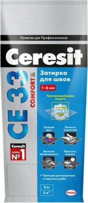 Затирка плиточных швов Super СE 33 сиена (47), 2 кг