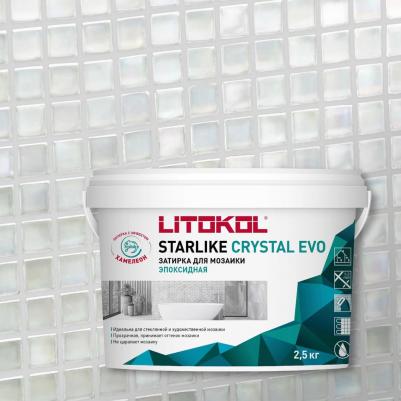 Эпоксидный состав для укладки и затирки мозаики и керамической плитки STARLIKE EVO S.700 CRYSTAL – фото 1