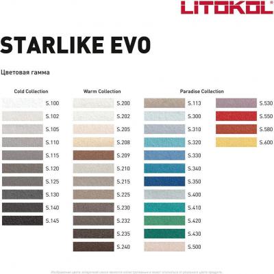 Эпоксидный состав для укладки и затирки мозаики STARLIKE EVO S.210 GREIGE 4607051418523 – фото 5