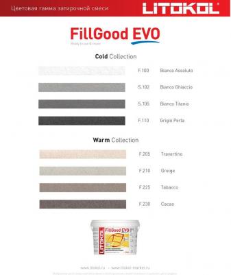 Полиуретановый состав для затирки швов FillGood EVO F.125 GRIGIO CEMENTO – фото 2