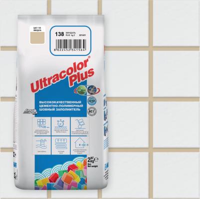 Цементная затирка ULTRACOLOR PLUS 138 Миндаль (2 кг) – фото 1