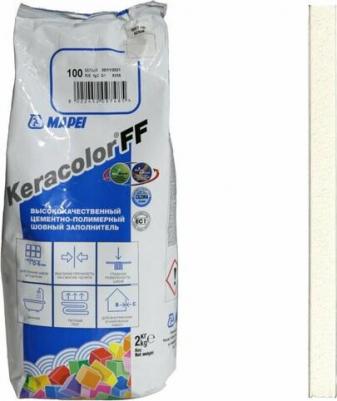 Затирка цементная Keracolor FF 100 белая 2 кг – фото 1