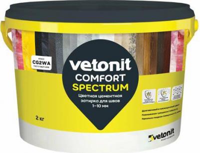 Затирка цементная Comfort Spectrum 17 махагони 2 кг – фото 2