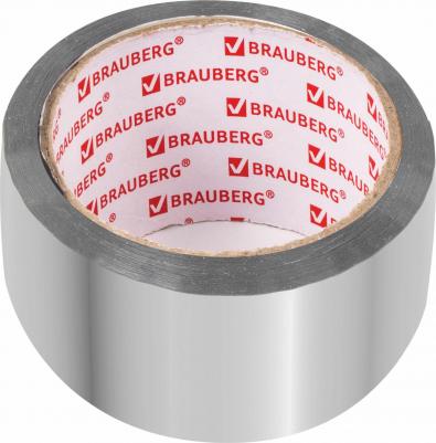 Клейкая АЛЮМИНИЕВАЯ лента 50 мм х 40 м, МОРОЗОСТОЙКАЯ, европодвес, 606769 – фото 6