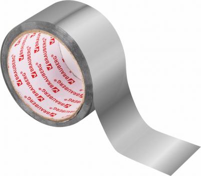 Клейкая АЛЮМИНИЕВАЯ лента 50 мм х 40 м, МОРОЗОСТОЙКАЯ, европодвес, 606769 – фото 8
