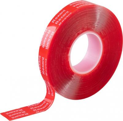 Лента клейкая двухсторонняя прозрачная, на VHB акриловой основе, 12 мм х 5 м, цена за 1 шт