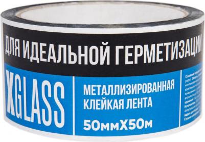 Лента монтажная металлизированная 50 мм 50 м серая