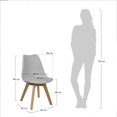 Стул полубарный Bradex Leo темно-серый (RF 0049) (1623281241) – фото 3