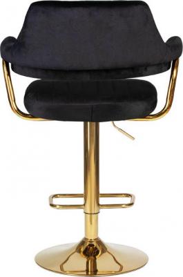 Стул барный DOBRIN CHARLY GOLD, LM-5019_Golden, черный велюр (MJ9-101) (1541214098) – фото 7