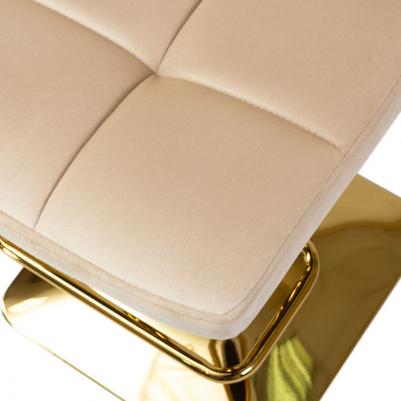 Стул барный DOBRIN GOLDIE, LM-5016, бежевый велюр (MJ9-10) (1524920550) – фото 3