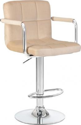Стул барный DOBRIN KRUGER ARM, LM-5011, бежевый велюр (MJ9-10) (1515463342)
