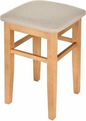 Табурет KETT-UP ECO BRUNO деревянный, KU298.1, цвет светлый орех / бежевая рогожка , 1 штука (1514521863) – фото 1