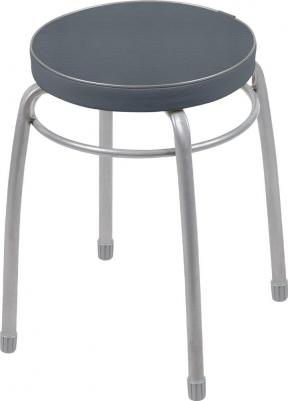 НИКА ООО табурет "фабрик 1" мягкое круглое сиденье D=32 СМ (1/5) темно-серый ТФ01 "НИКА" (1624876888) – фото 1