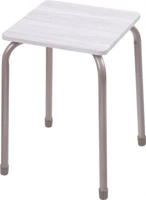 Табурет "комфорт 2" ТКМ2/Б (винтаж белый) квадратное МДФ сиденье 32 СМ "НИКА (1515134455)