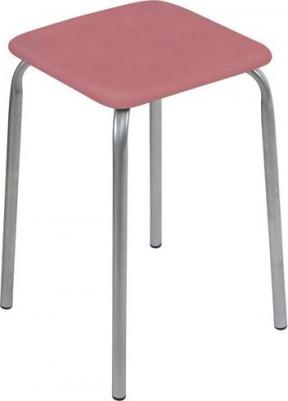 Табурет Nika эконом 3 ТЭ3 к/з темно-красный, каркас серый (1494620886)