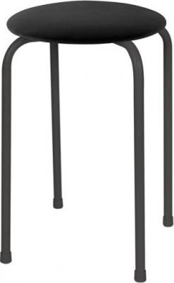 Табурет рс01-т011в, черный каркас, кожзам черный, рс01-т011в-201- (1508699533) – фото 3