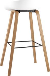 Барный стул Stool Group Libra с ПУ подушкой/деревянные ножки 8319B white (1524554731) – фото 1