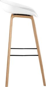 Барный стул Stool Group Libra с ПУ подушкой/деревянные ножки 8319B white (1524554731) – фото 6