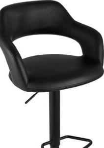 Барный стул Stool Group Рич черный, черная ножка (1524567243) – фото 1