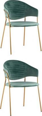 Стул Эвита, вельвет, мятный(комплект 2 шт) (1513208165) – фото 1