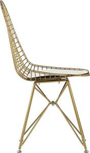 Стул обеденный Stool Group Eiffel золотой с белой подушкой (1375969626) – фото 1