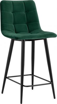 Стул полубарный Джанго велюр зелёный высота сиденья 60 см (1623031035) – фото 1