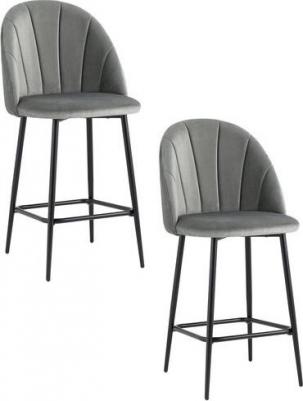 Стул полубарный Логан NEW велюр изумрудный (комплект 2 шт) (1517230080) – фото 1