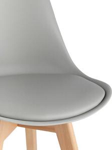 Стул Stool Group Frankfurt серый деревянные ножки Y863 grey (1250421458) – фото 3