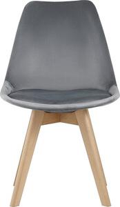 Стул Stool Group Frankfurt велюр серый (1374154953) – фото 2