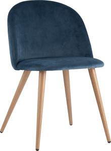Стул Stool Group Лион велюр/голубой DC-69030 HLR-63 (1262664939)