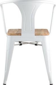 Стул Stool Group Tolix Arm wood белый глянцевый + светлое дерево YD-H440AR-W LG-02 (1434706667) – фото 3
