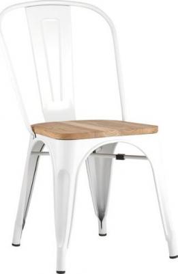 Стул Stool Group Tolix серебристый матовый + темное дерево YD-H440B-W YG-15 (1434702689) – фото 2