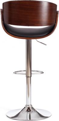 Барный стул TetChair Lando (mod. 4036) металл/дерево/экокожа черный/орех/хром (1436375151) – фото 13