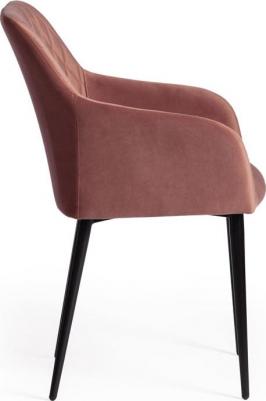 Кресло TetChair Bremo (mod. 708) ткань/металл коралловый barkhat 15/черный (1299953838) – фото 5