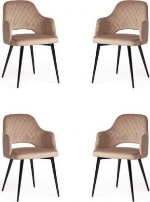 Кресло TetChair Valkyria (mod. 711) ткань/металл бежевый barkhat 5/черный (1299920708) – фото 4