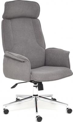 Кресло ТС 64х47х128 см флок серый (1312832554)