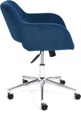 Кресло ТС 66х54х95 см флок хром синий (1312540148) – фото 5