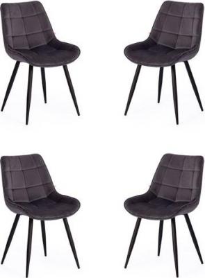 Стул TC Abruzzo 42x60x84x49 см серый вельвет (1487980579) – фото 2