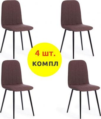 Стул TC Arc 46x52x88 см коричневый/черный (1487994213)