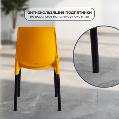 Стул TetChair GENIUS (mod 75) бежевый/коричневые ножки (1444419069) – фото 6